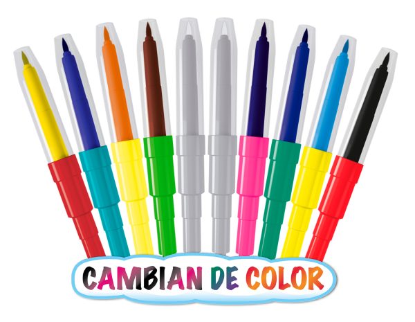 Plumones Mágicos Bloopys Aire ¡Cambian Color al Soplar! - Image 4
