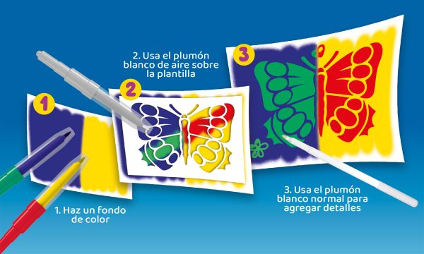 Plumones Mágicos Bloopys Aire ¡Cambian Color al Soplar! - Image 5